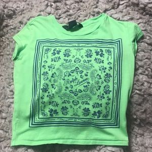 Ralph Lauren Green Graphic Tee